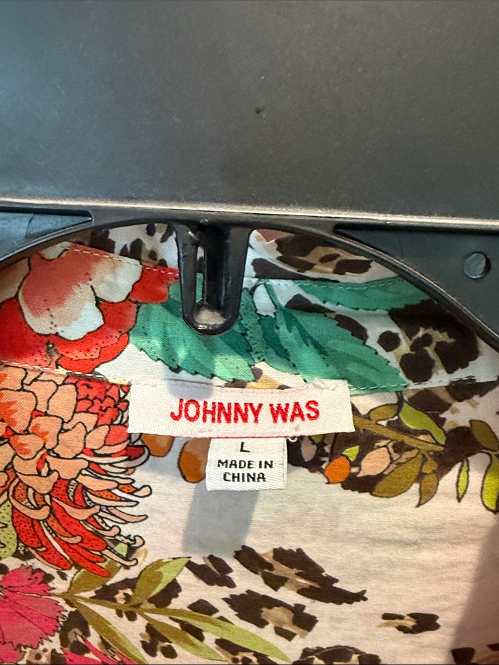 Johnny Was- Wild Garden Relaxed overshirt (L) - Picture 2 of 4